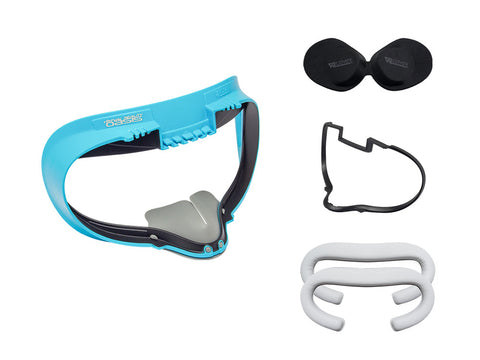 Bundled set of facial interface, foam, glasses spacer, lens cover for Meta/Oculus Quest 2